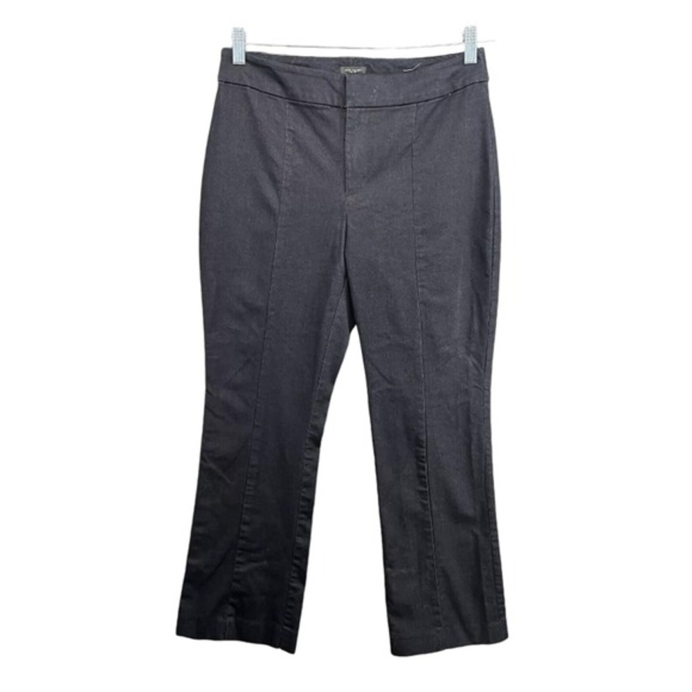 Ann Taylor Factory Pants Womens Size 6 Crop Capri Denim Jean Dark‎ Wash Dress